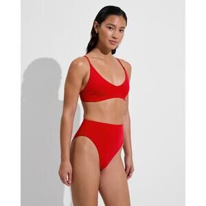 Left on Friday Bikini Set Sunday Top and HiHi Bottoms Size Large